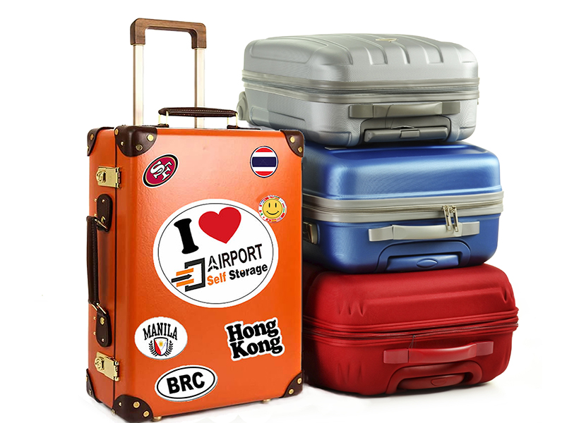 coloured Suitcases